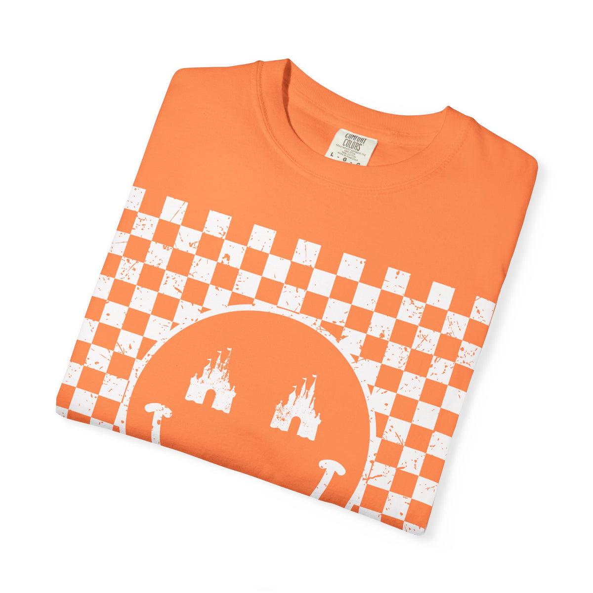 Retro Checkered Best Day Ever Comfort Colors Unisex Garment-Dyed T-shirt