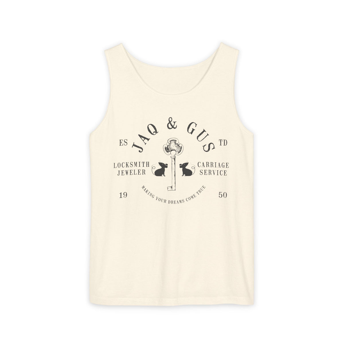 Jaq & Gus Locksmith Unisex Comfort Colors Garment-Dyed Tank Top