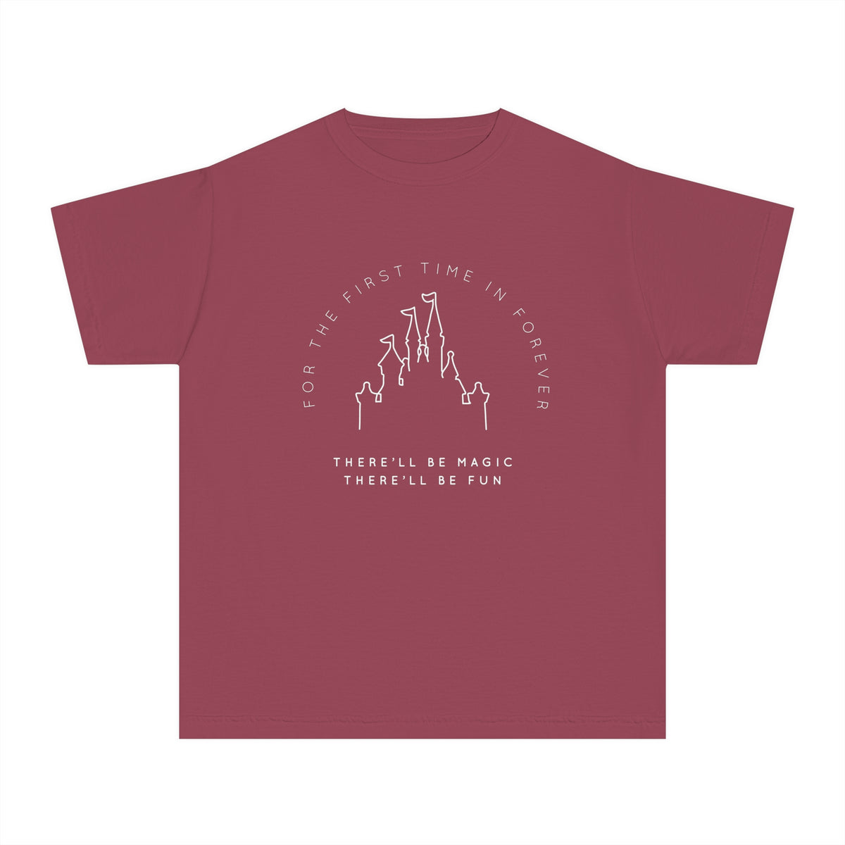 For The First Time In Forever Comfort Colors Youth Midweight Tee