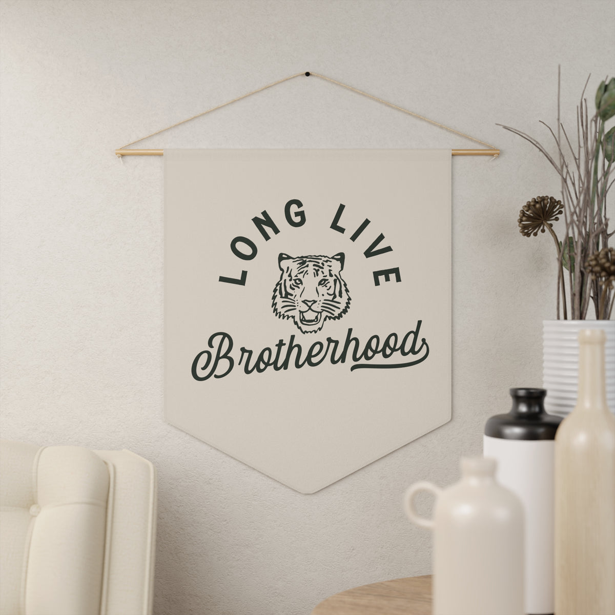 Long Live Brotherhood Wall Pennant
