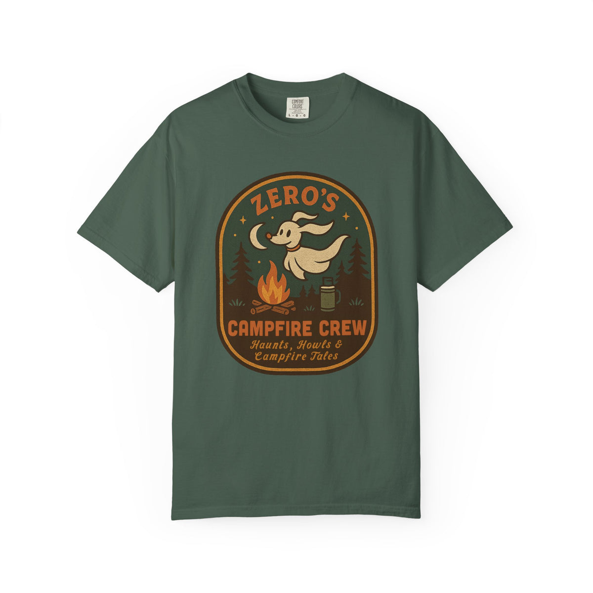 Zero's Campfire Crew Comfort Colors Unisex Garment-Dyed T-shirt