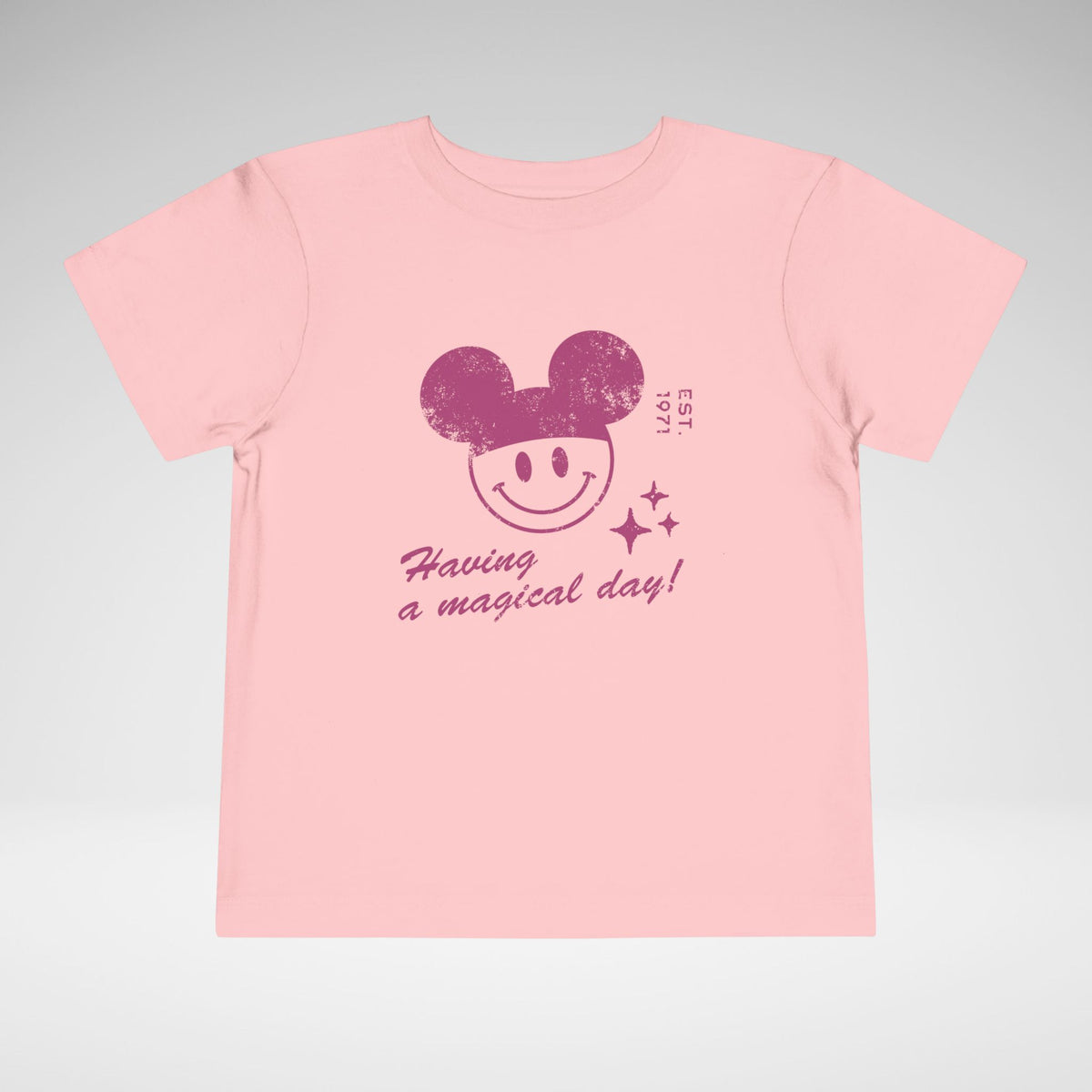 Having A Magical Day Toddler Bella Canvas Short Sleeve Tee