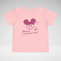 Having A Magical Day Toddler Bella Canvas Short Sleeve Tee