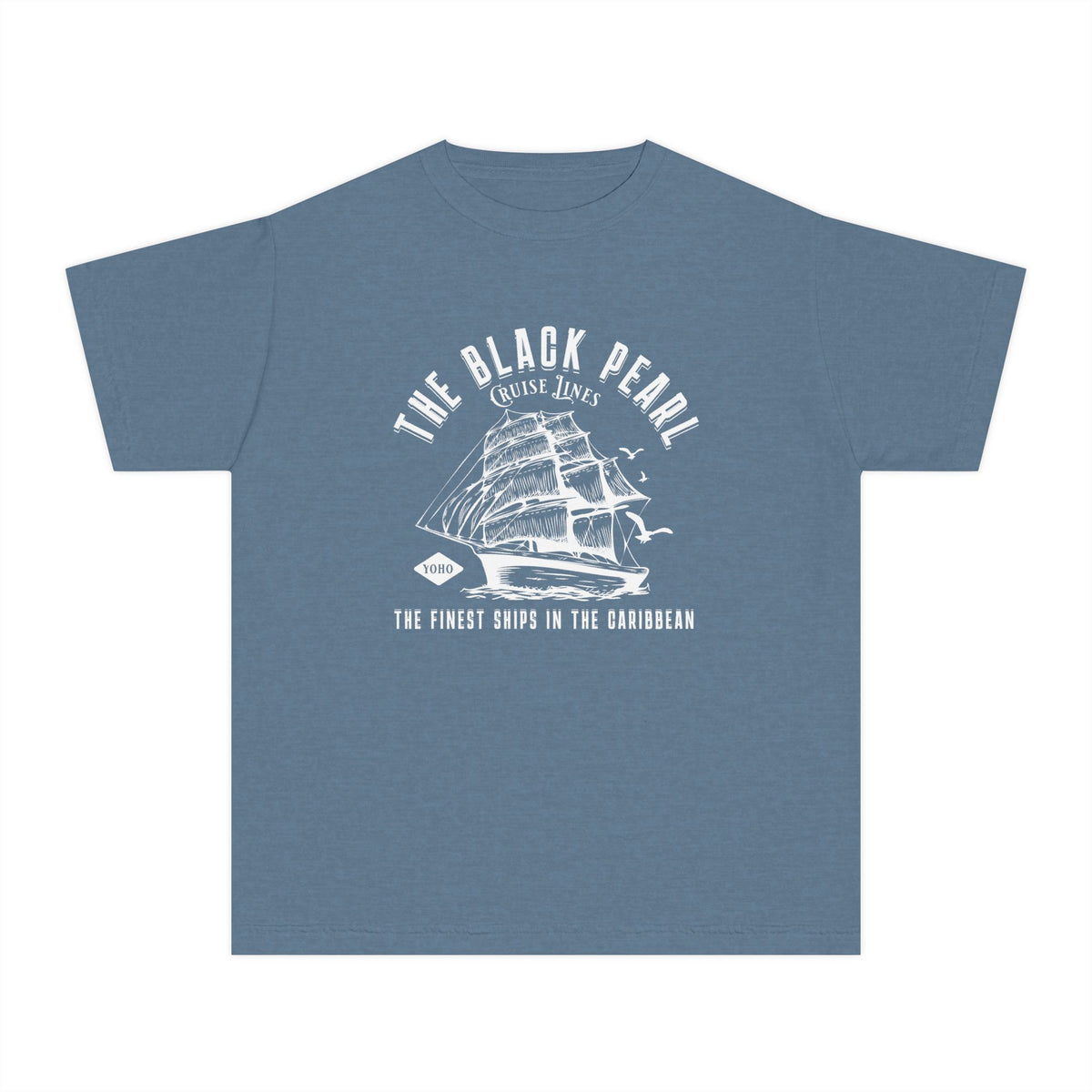 Black Pearl Cruise Lines Comfort Colors Youth Midweight Tee
