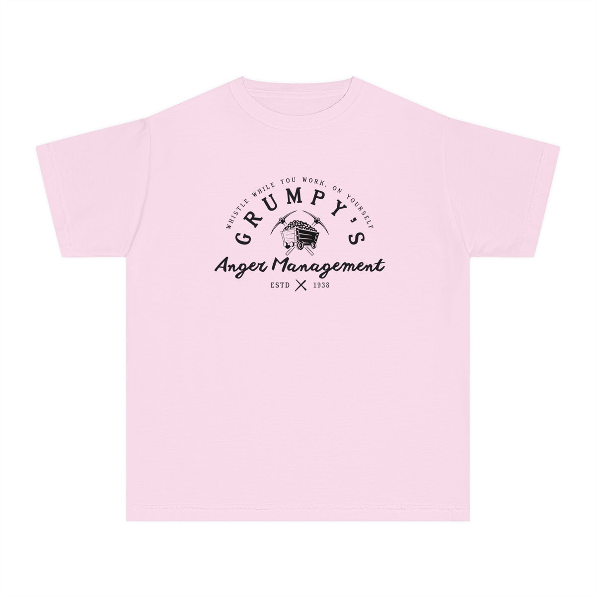 Grumpy’s Anger Management Comfort Colors Youth Midweight Tee