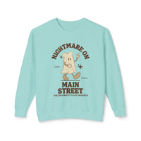Nightmare on Main Street Unisex Lightweight Comfort Colors Crewneck Sweatshirt