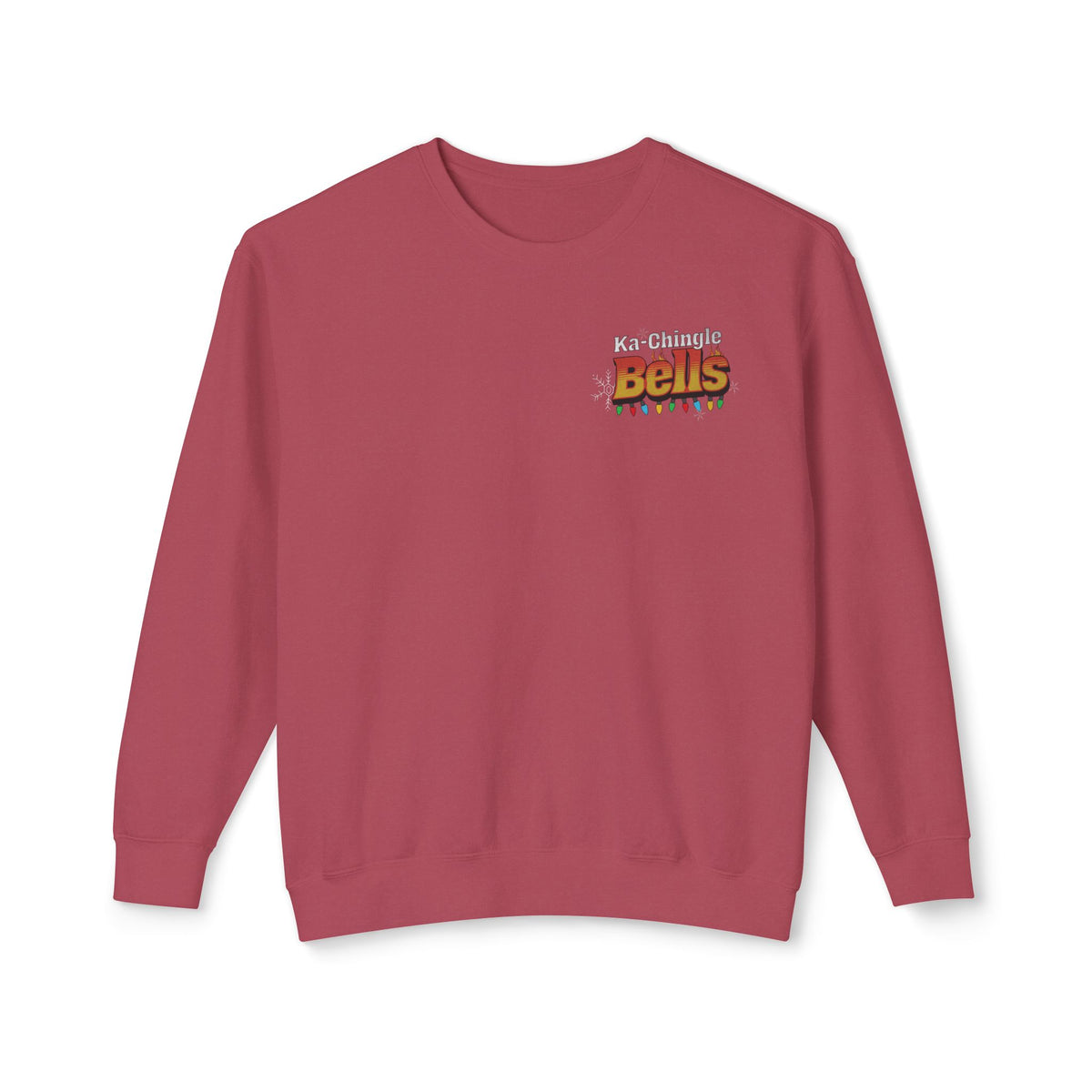 Ka-Chingle Bells Unisex Lightweight Comfort Colors Crewneck Sweatshirt