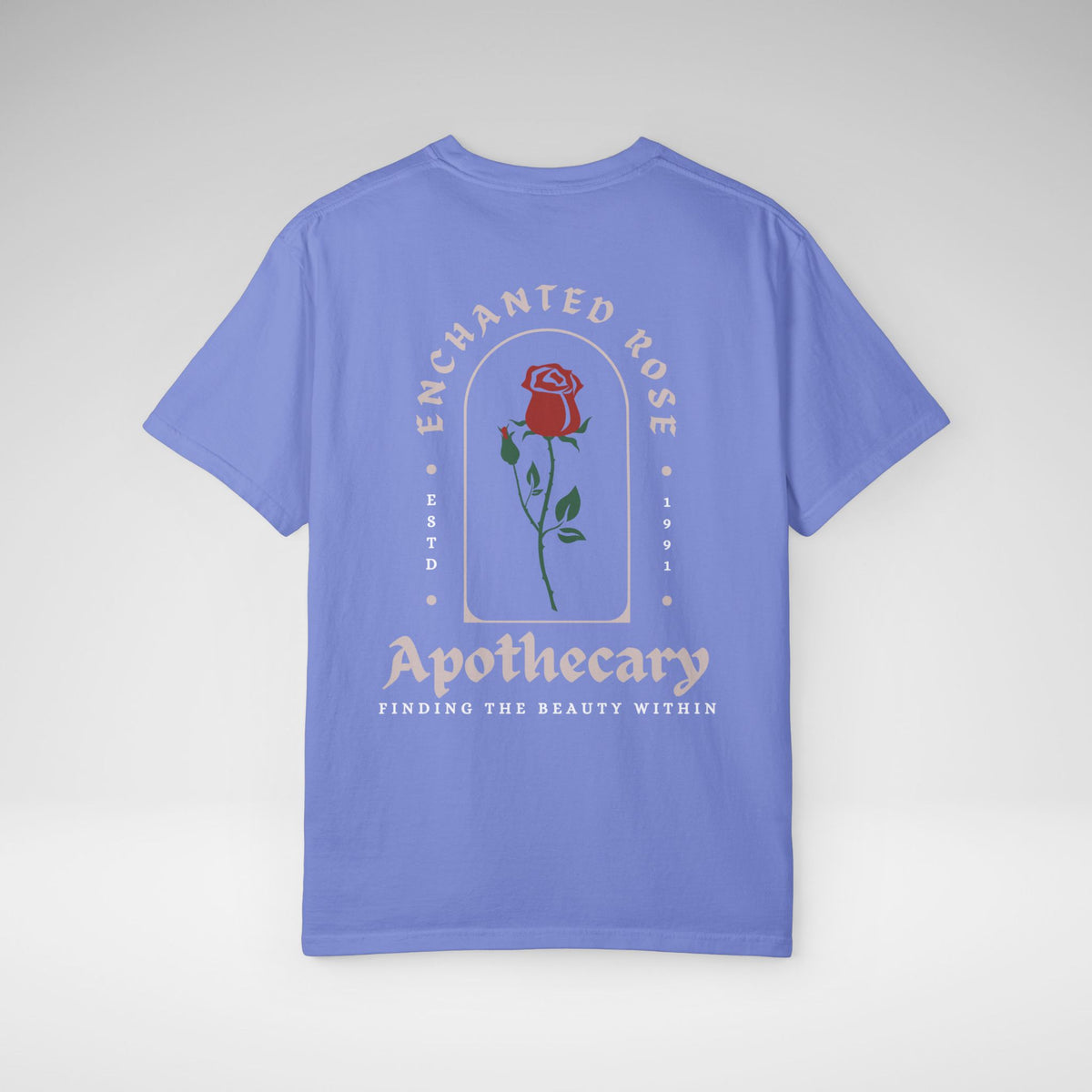 Enchanted Rose Apothecary Room Comfort Colors Unisex Garment-Dyed T-shirt