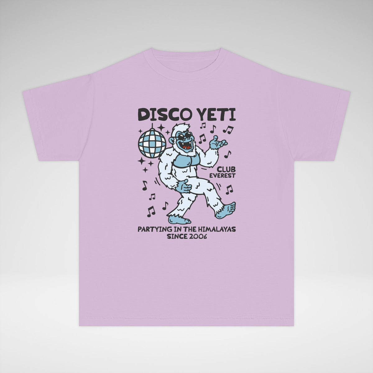 Disco Yeti Comfort Colors Youth Midweight Tee