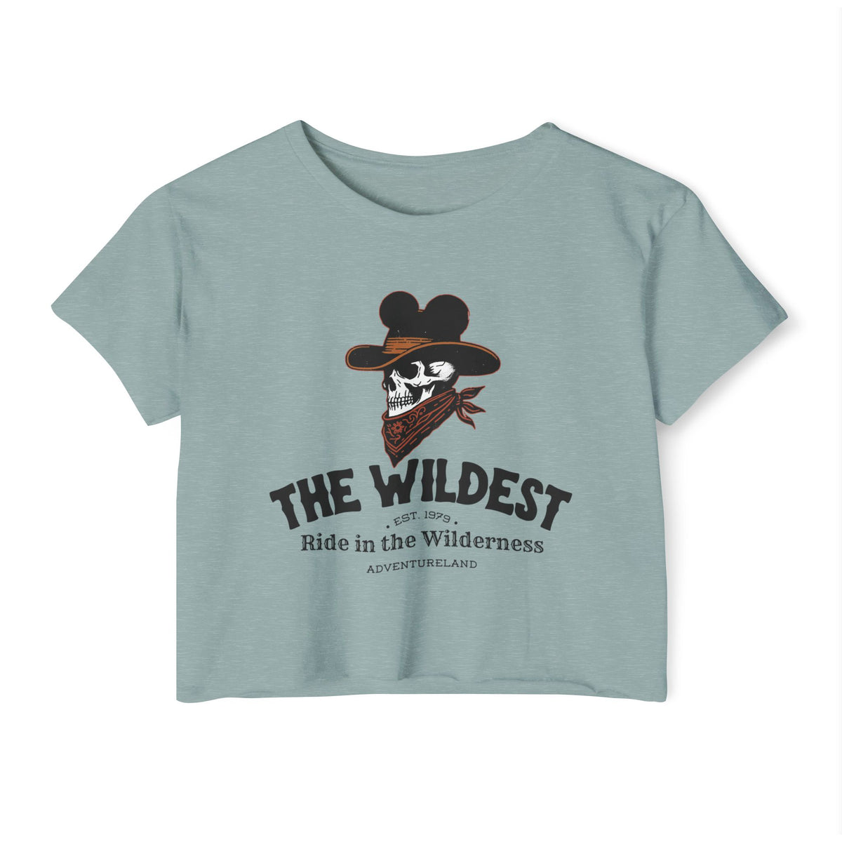 The Wildest Ride in the Wilderness Women's Festival Crop Top