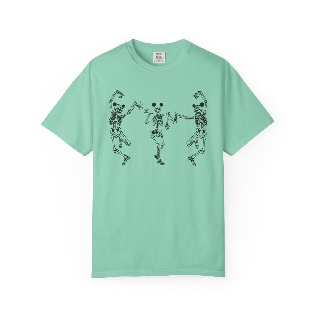 Dancing Skeletons with Ears Comfort Colors Unisex Garment-Dyed T-shirt