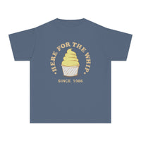 Here For The Whip Comfort Colors Youth Midweight Tee