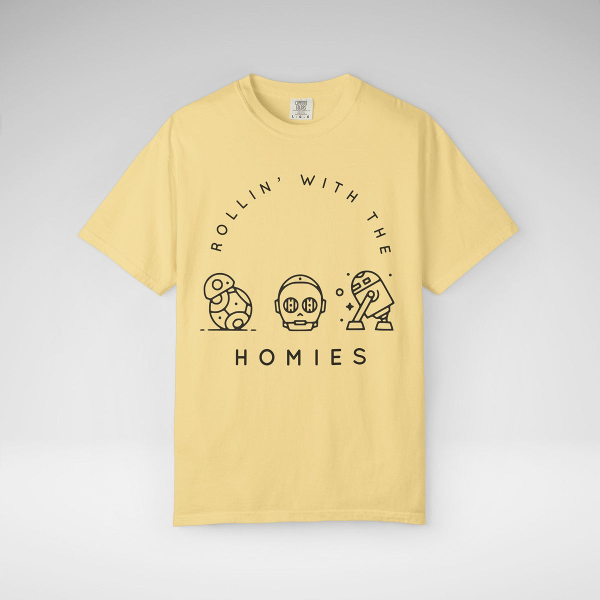 Rollin’ With The Homies Comfort Colors Unisex Garment-Dyed T-shirt