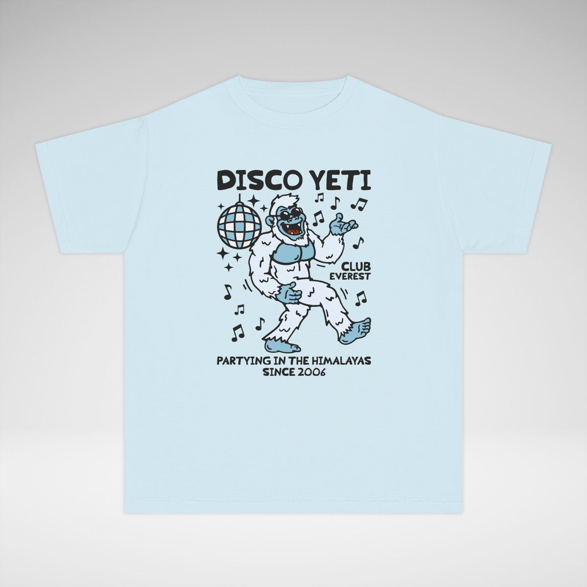 Disco Yeti Comfort Colors Youth Midweight Tee