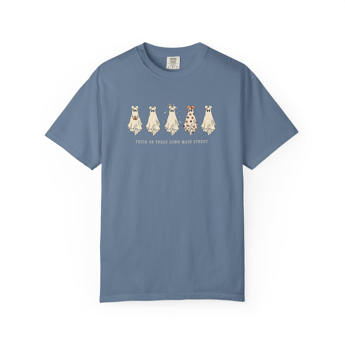Trick or Treat Down Main Street Comfort Colors Unisex Garment-Dyed T-shirt