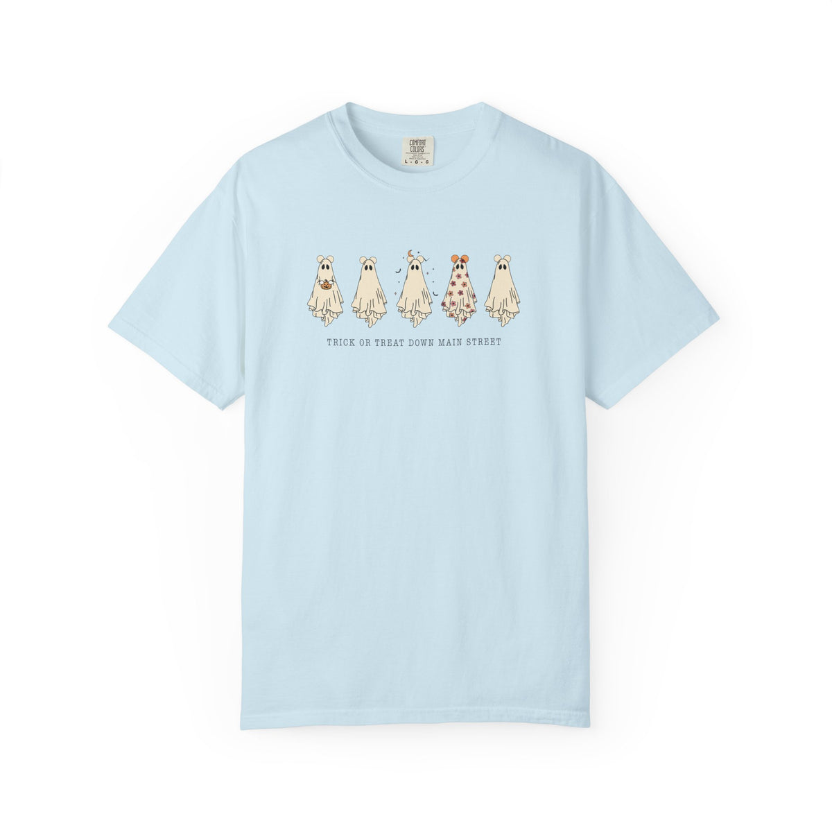 Trick or Treat Down Main Street Comfort Colors Unisex Garment-Dyed T-shirt