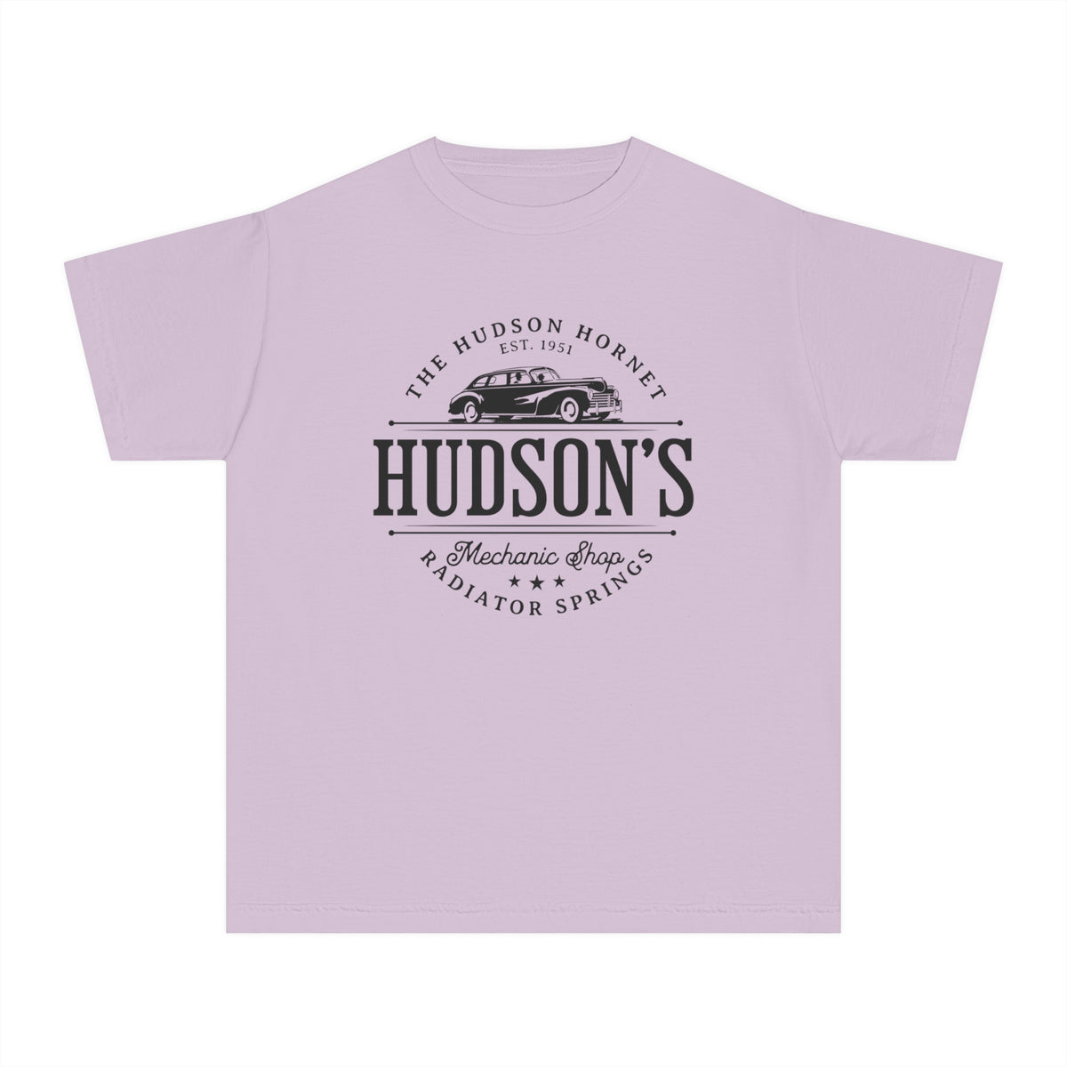 Hudson's Mechanic Shop Comfort Colors Youth Midweight Tee