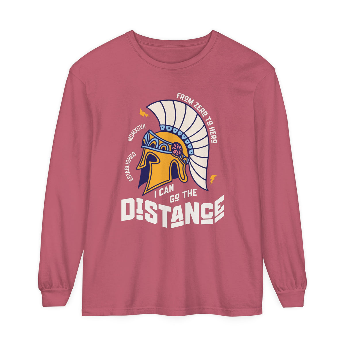 I Can Go The Distance Comfort Colors Unisex Garment-dyed Long Sleeve T-Shirt