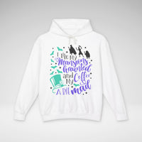 I Like My Mansions Haunted Comfort Colors Unisex Lightweight Hooded Sweatshirt