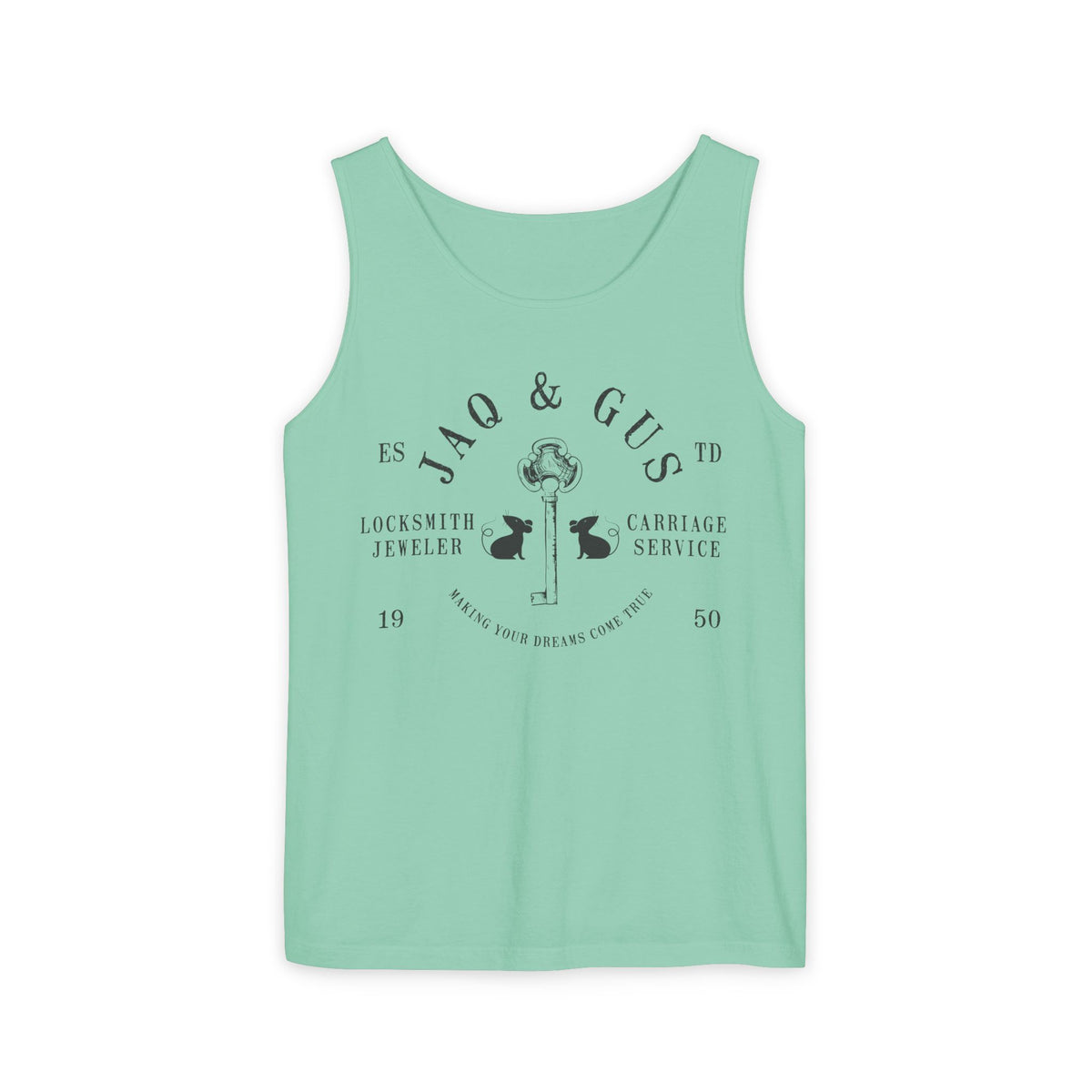 Jaq & Gus Locksmith Unisex Comfort Colors Garment-Dyed Tank Top