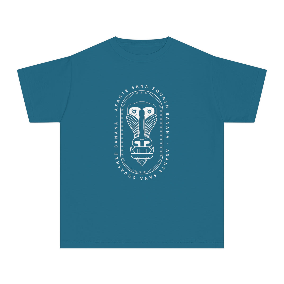 Asante Sana Squashed Banana Comfort Colors Youth Midweight Tee