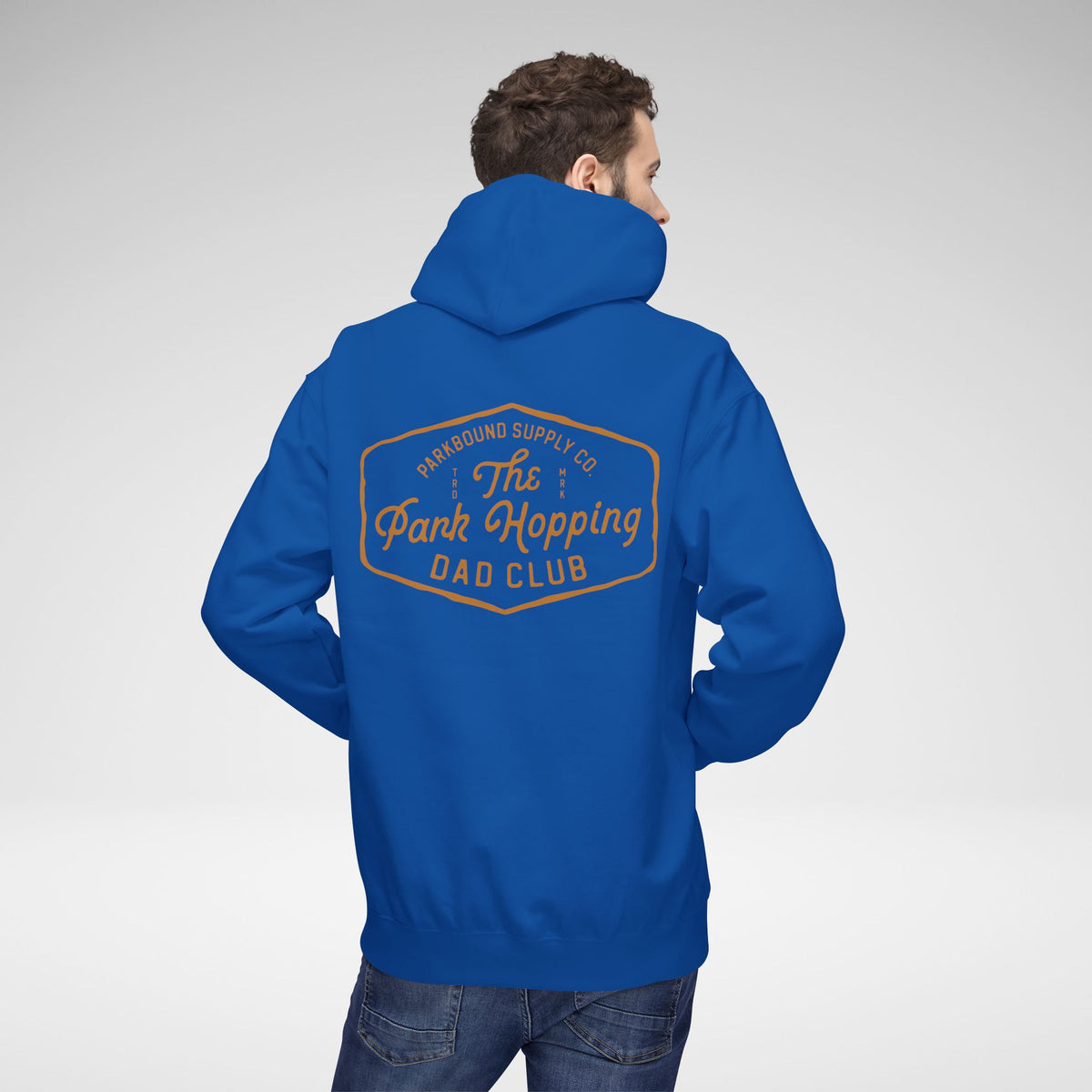 Park Hopping Dad Club Hoodie | Unisex Midweight Softstyle Fleece