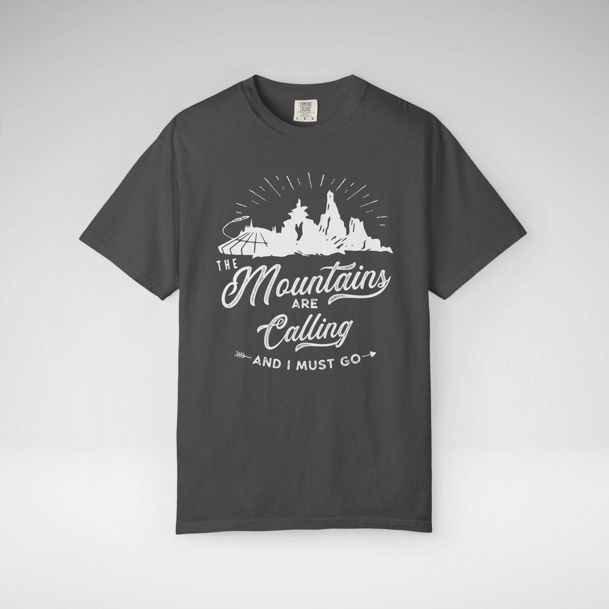 The Mountains Are Calling Comfort Colors Unisex Garment-Dyed T-shirt