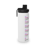 Park Day Hydration Tracker Stainless Steel Water Bottle with Sports Lid