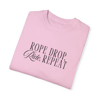 Rope Drop, Ride, Repeat Comfort Colors Unisex Garment-Dyed T-shirt