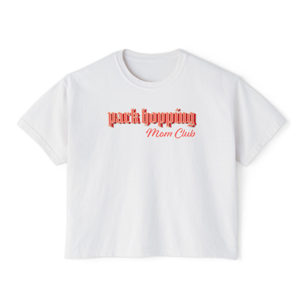 Park Hopping Mom Club Boxy Tee — Park Hopping Shirt for Moms