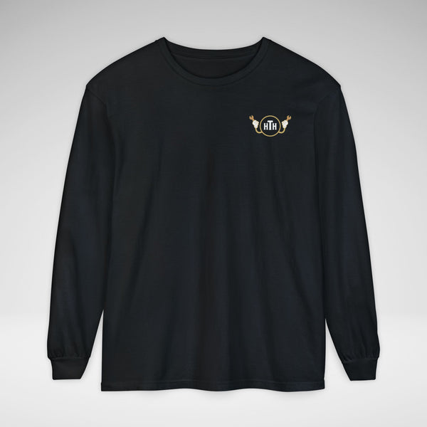 Hollywood Tower Hotel Maintenance & Repairs Comfort Colors Unisex Garment-dyed Long Sleeve T-Shirt