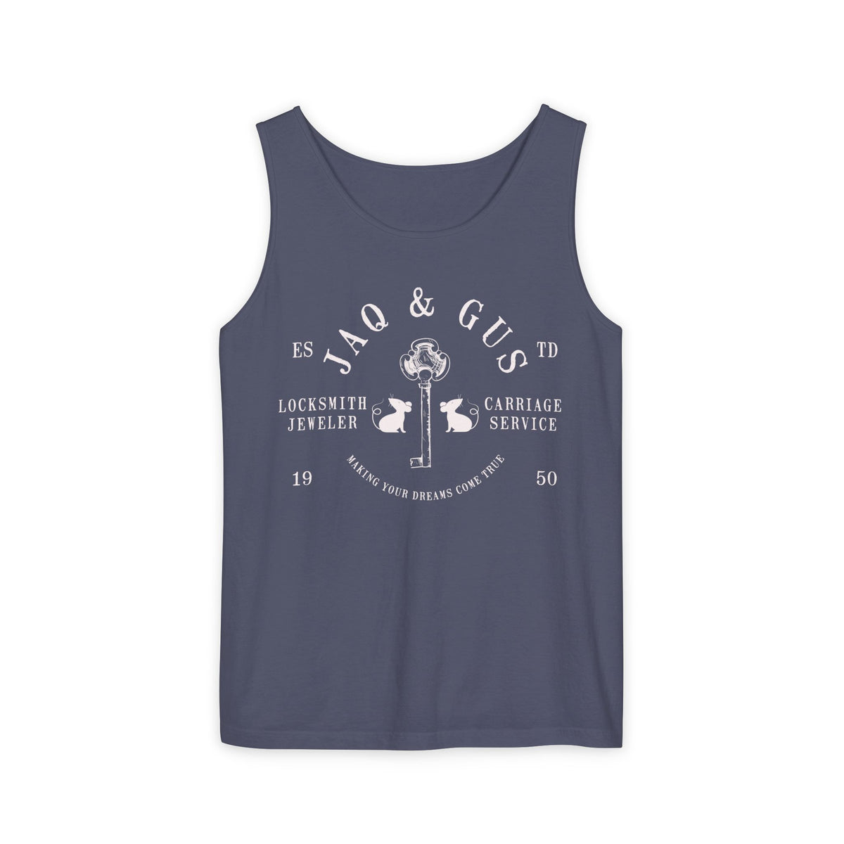 Jaq & Gus Locksmith Unisex Comfort Colors Garment-Dyed Tank Top