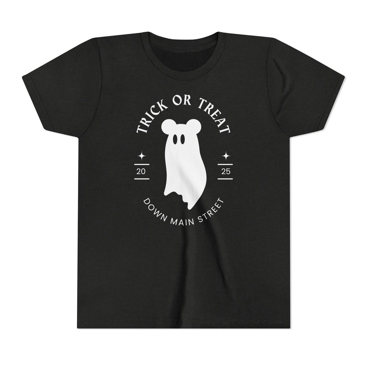 Trick or Treat Down Main Street Youth Short Sleeve Tee