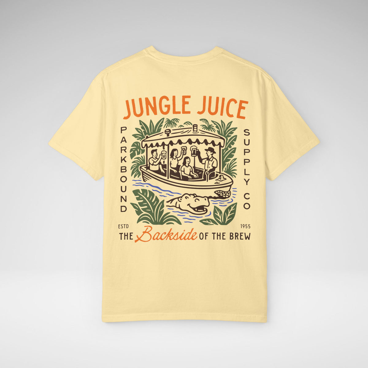 Jungle Juice - The Backside of the Brew Comfort Colors Unisex Garment-Dyed T-shirt