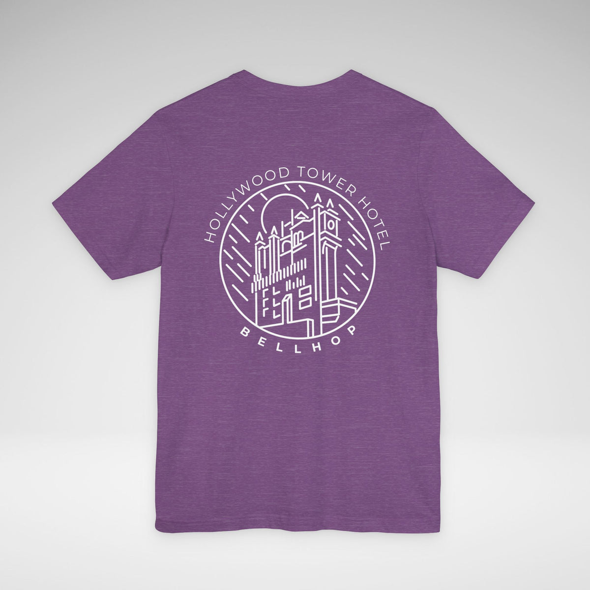 Hollywood Tower Hotel Bellhop Bella Canvas Unisex Jersey Short Sleeve Tee