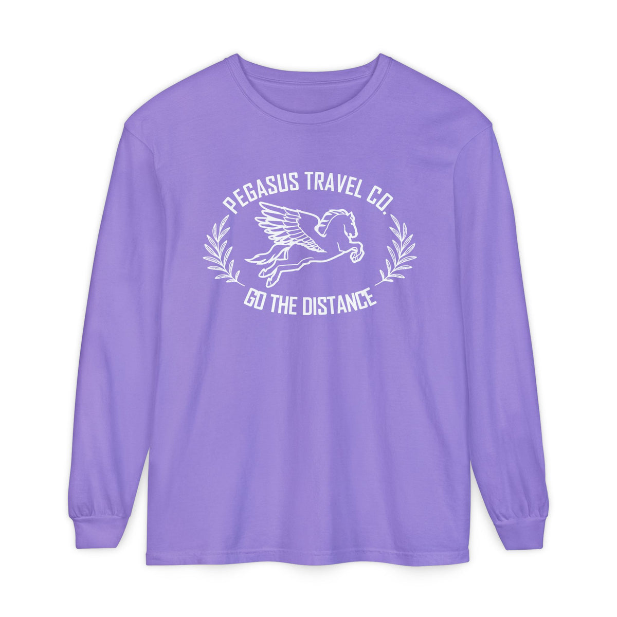 Pegasus Travel Co Comfort Colors Unisex Garment-dyed Long Sleeve T-Shirt