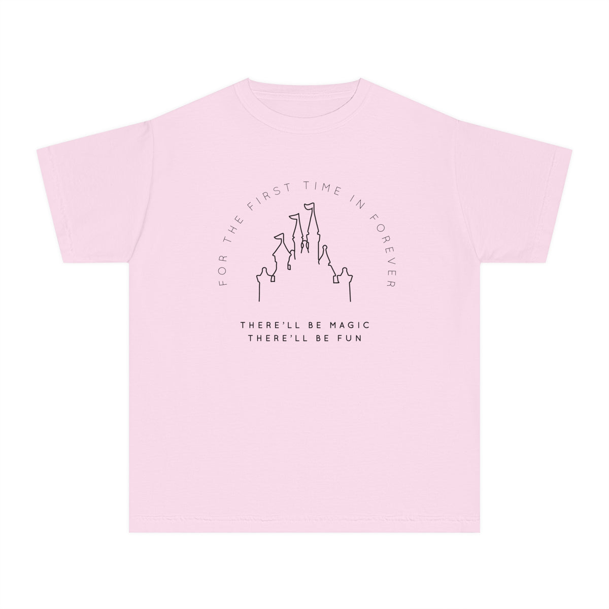 For The First Time In Forever Comfort Colors Youth Midweight Tee