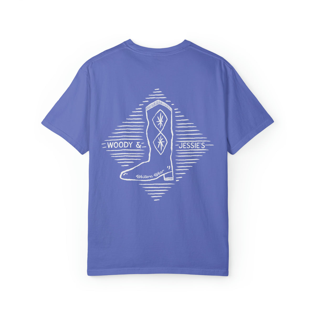 Woody & Jessie's Western Wear Comfort Colors Unisex Garment-Dyed T-shirt