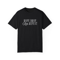Rope Drop, Ride, Repeat Comfort Colors Unisex Garment-Dyed T-shirt