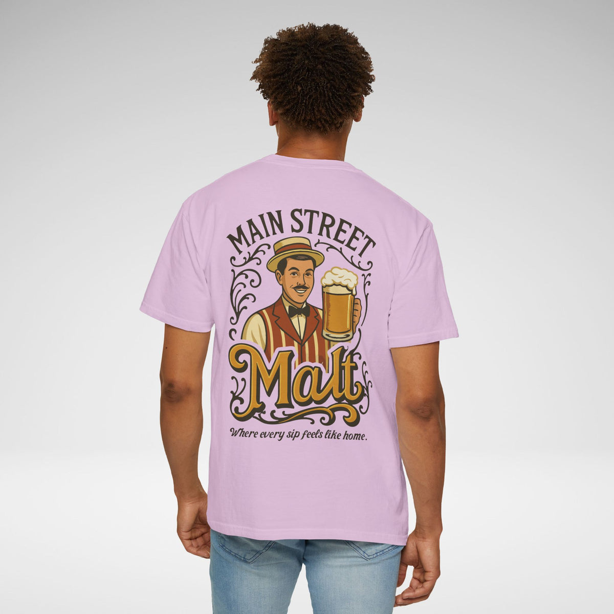 Main Street Malt Comfort Colors Unisex Garment-Dyed T-shirt