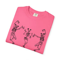 Dancing Skeletons with Ears Comfort Colors Unisex Garment-Dyed T-shirt