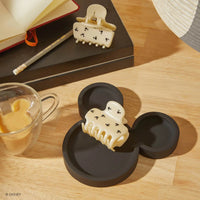 Kitsch & Mickey and Minnie Recycled Puffy Clawclip 1pc-Cream