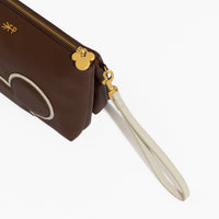 Disney Mocha Mickey Mouse Zip Pouch