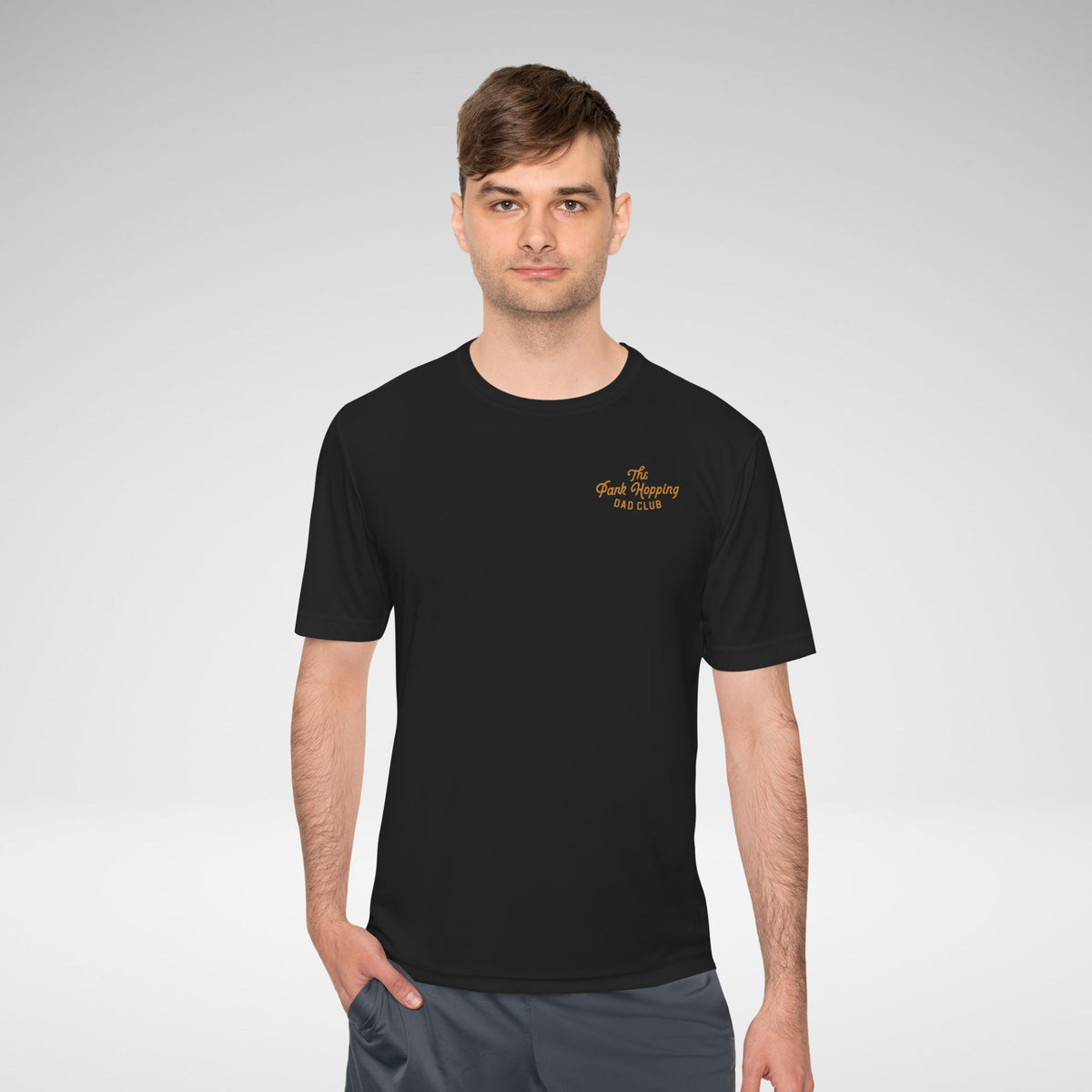 Park Hopping Dad Club Performance Moisture-Wicking Tee
