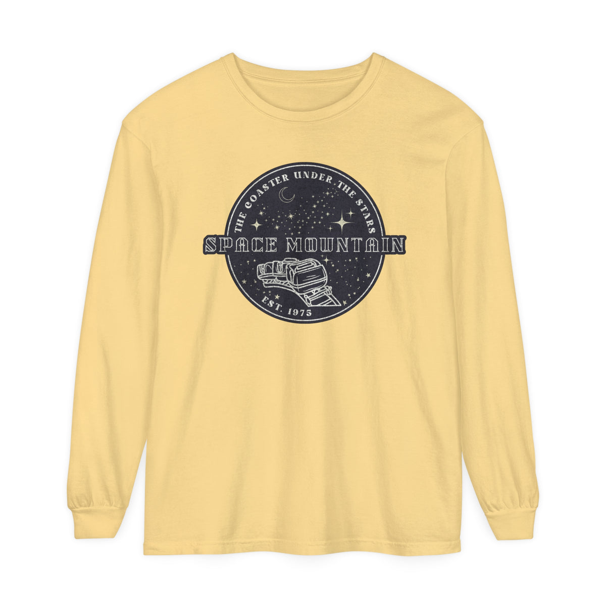The Coaster Under the Stars Comfort Colors Unisex Garment-dyed Long Sleeve T-Shirt