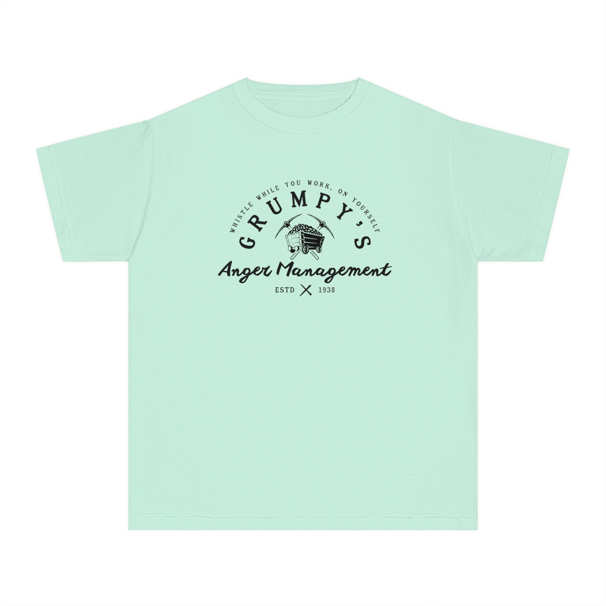 Grumpy’s Anger Management Comfort Colors Youth Midweight Tee