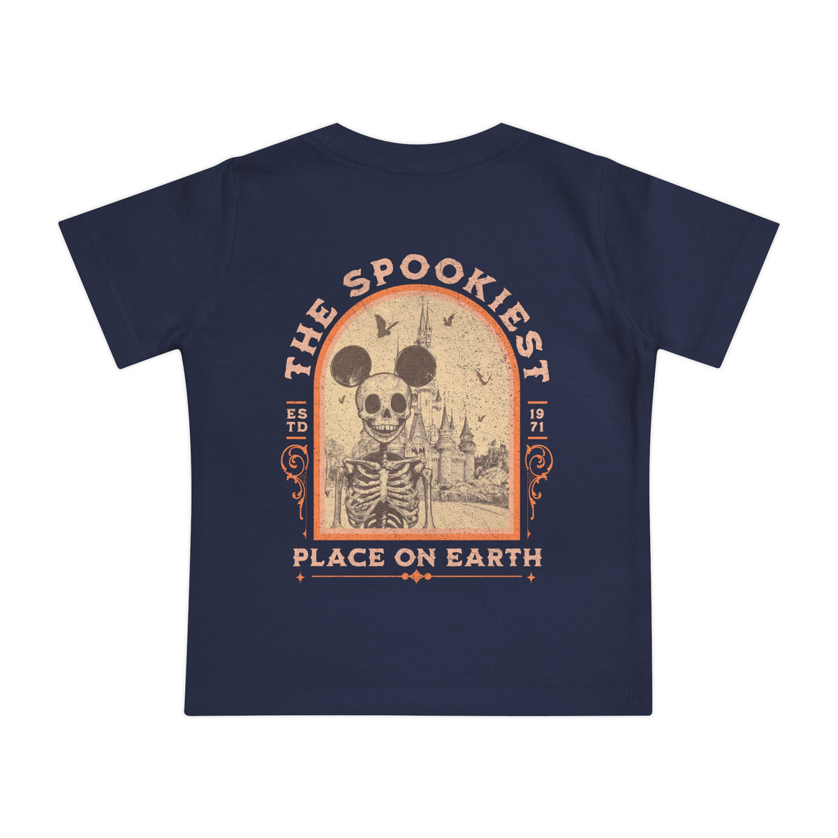 The Spookiest Place on Earth Bella Canvas Baby Short Sleeve T-Shirt