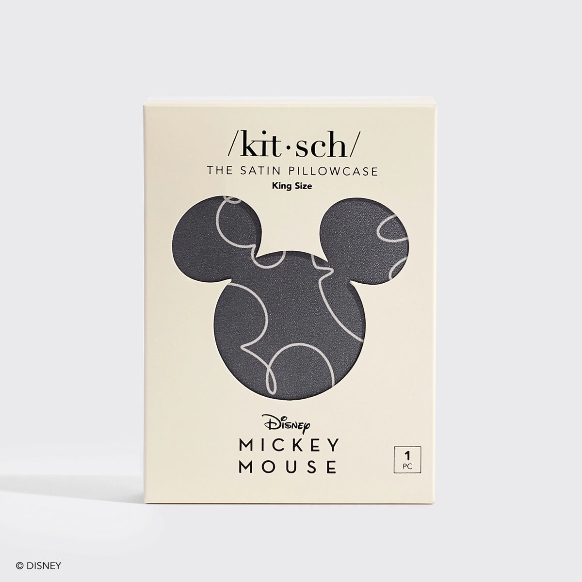 Kitsch & Mickey and Minnie Satin Pillowcase King Mickey Magic