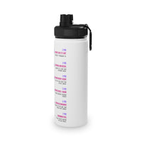 Park Day Hydration Tracker Stainless Steel Water Bottle with Sports Lid