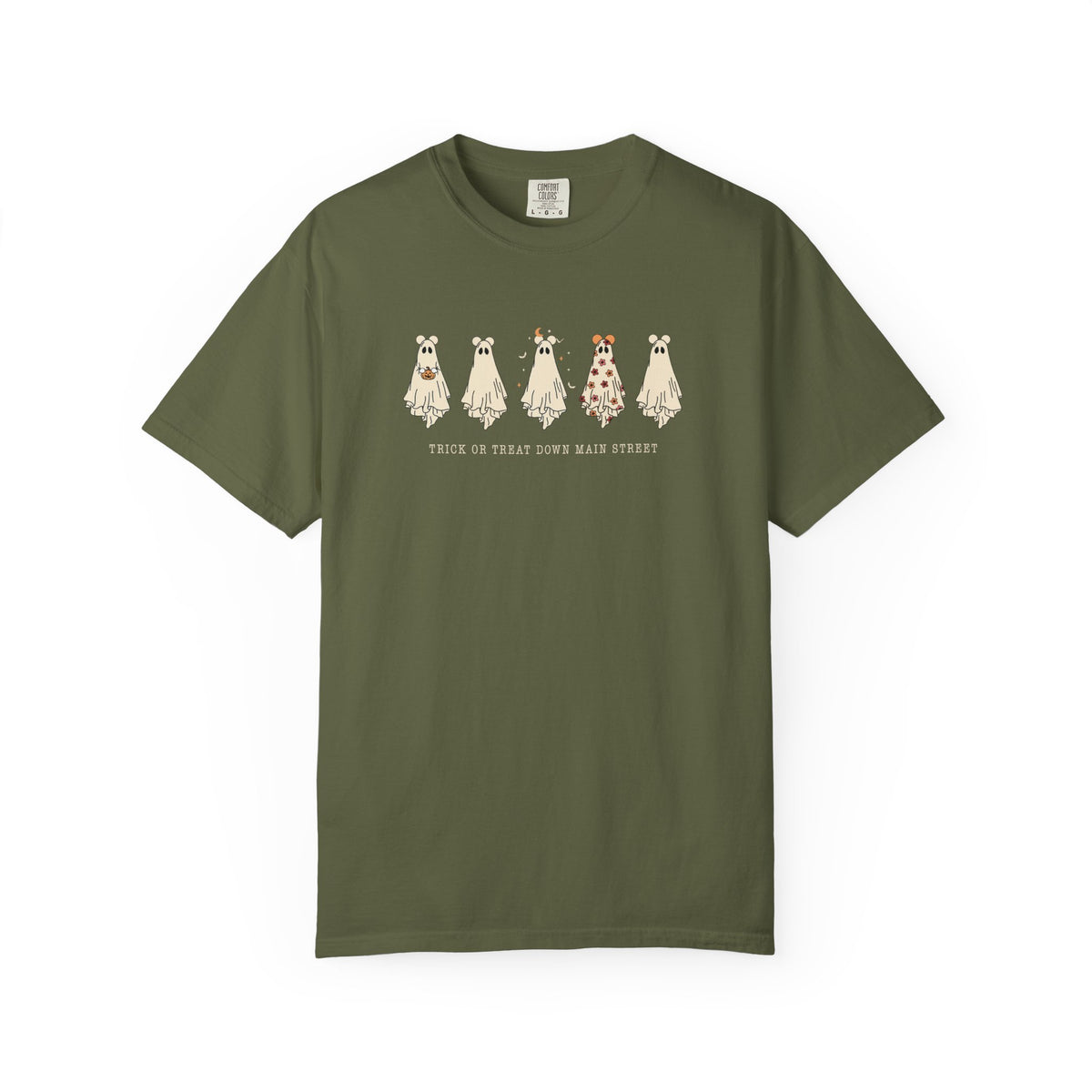 Trick or Treat Down Main Street Comfort Colors Unisex Garment-Dyed T-shirt